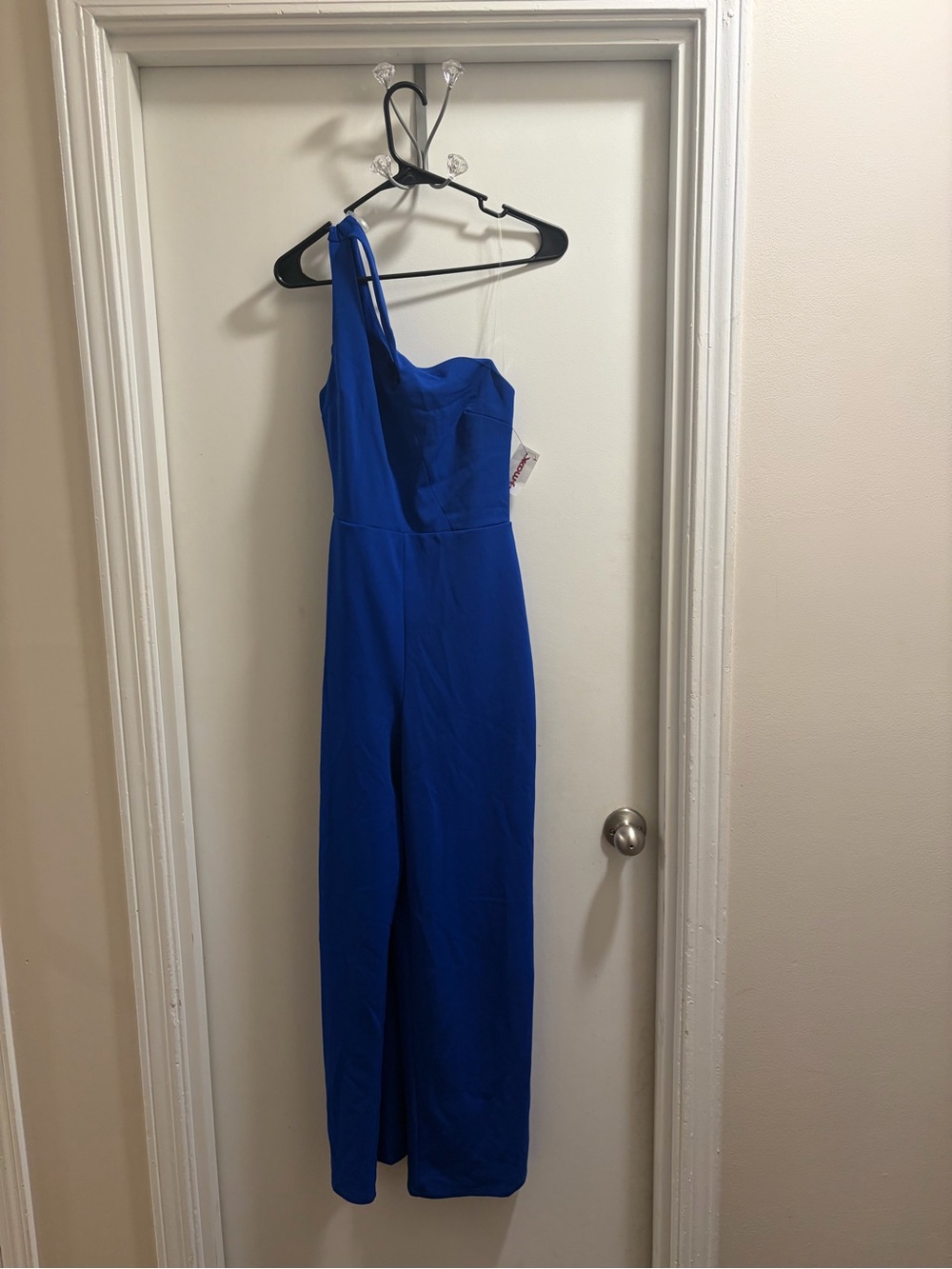 One-Shoulder Cobalt Blue Jumpsuit